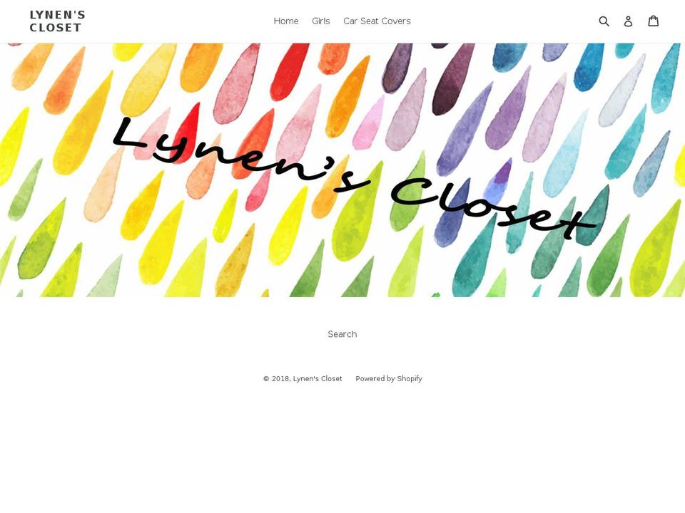 lynenscloset.com — Shopify storefront screenshot