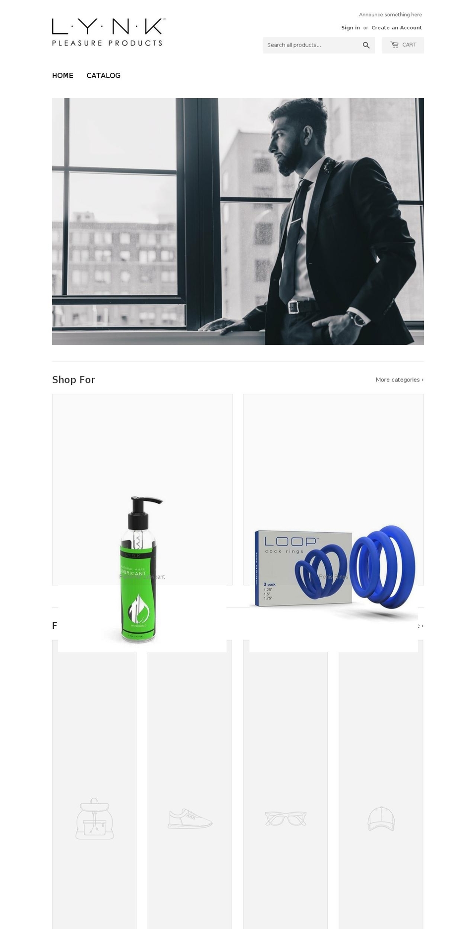 lynkpleasure.com shopify website screenshot