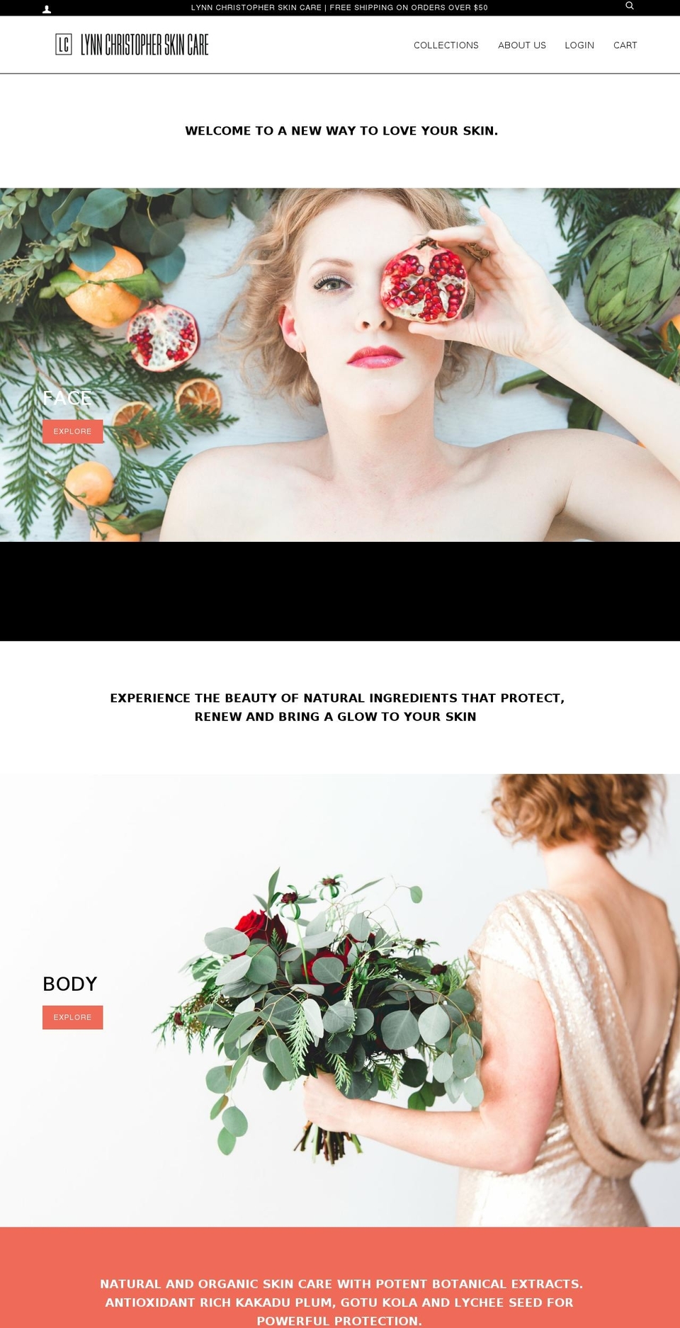 lynnchristopher.com — Shopify storefront screenshot