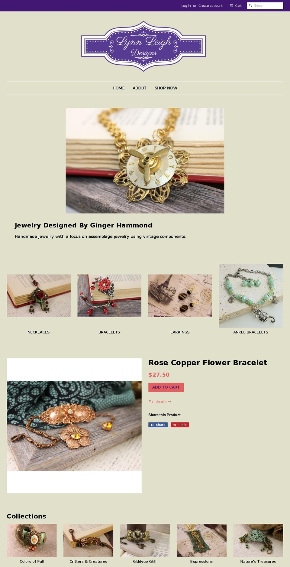 lynnleighdesigns.com — Shopify storefront screenshot