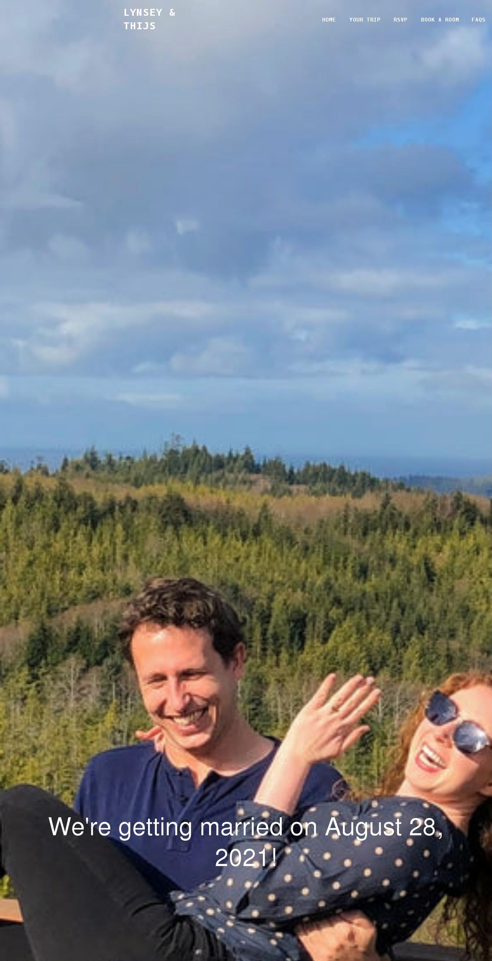 lynseyandthijs.com shopify website screenshot