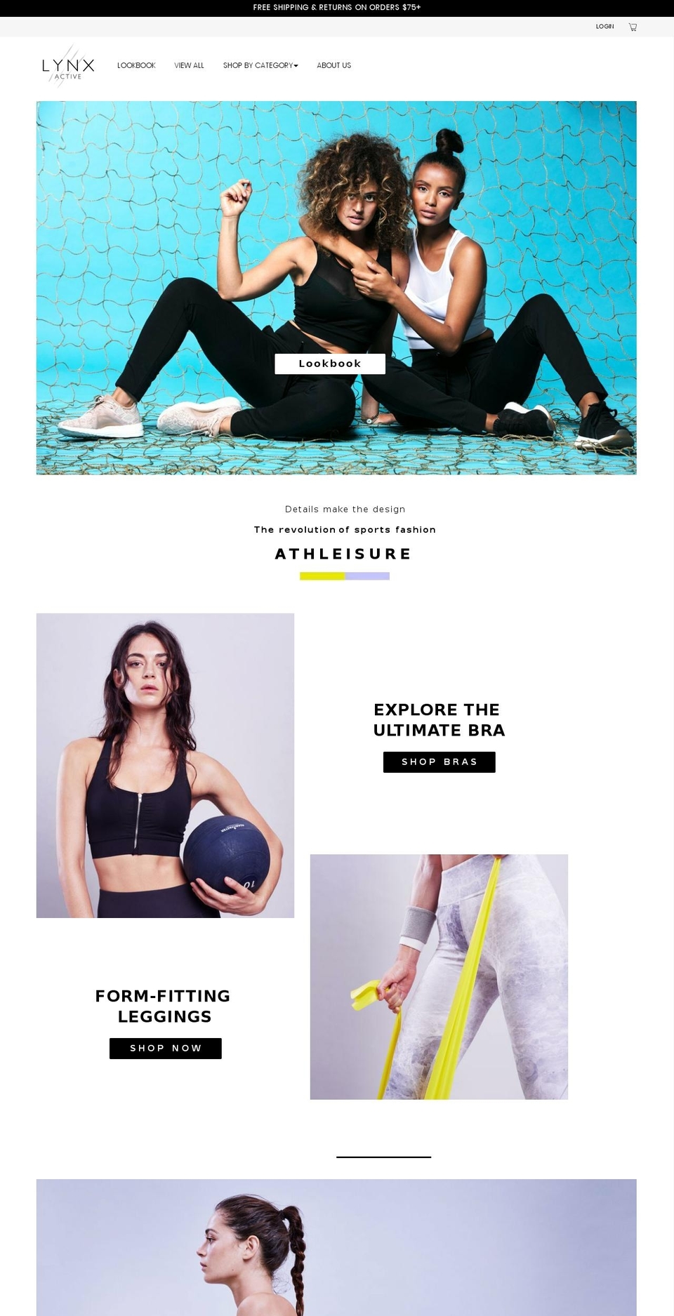 lynxactive.com shopify website screenshot