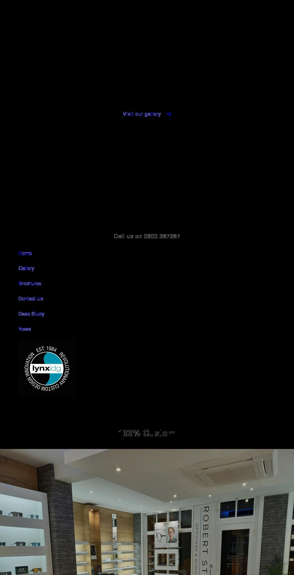 lynxidg.com shopify website screenshot