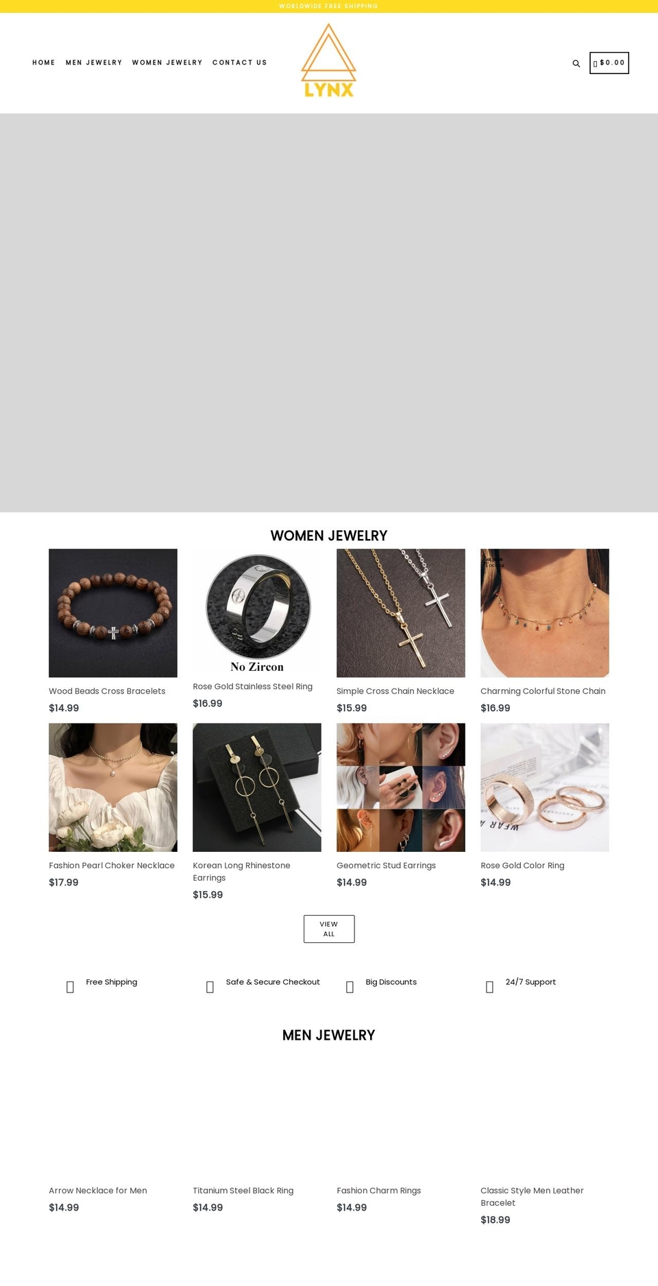 lynxvip.com shopify website screenshot