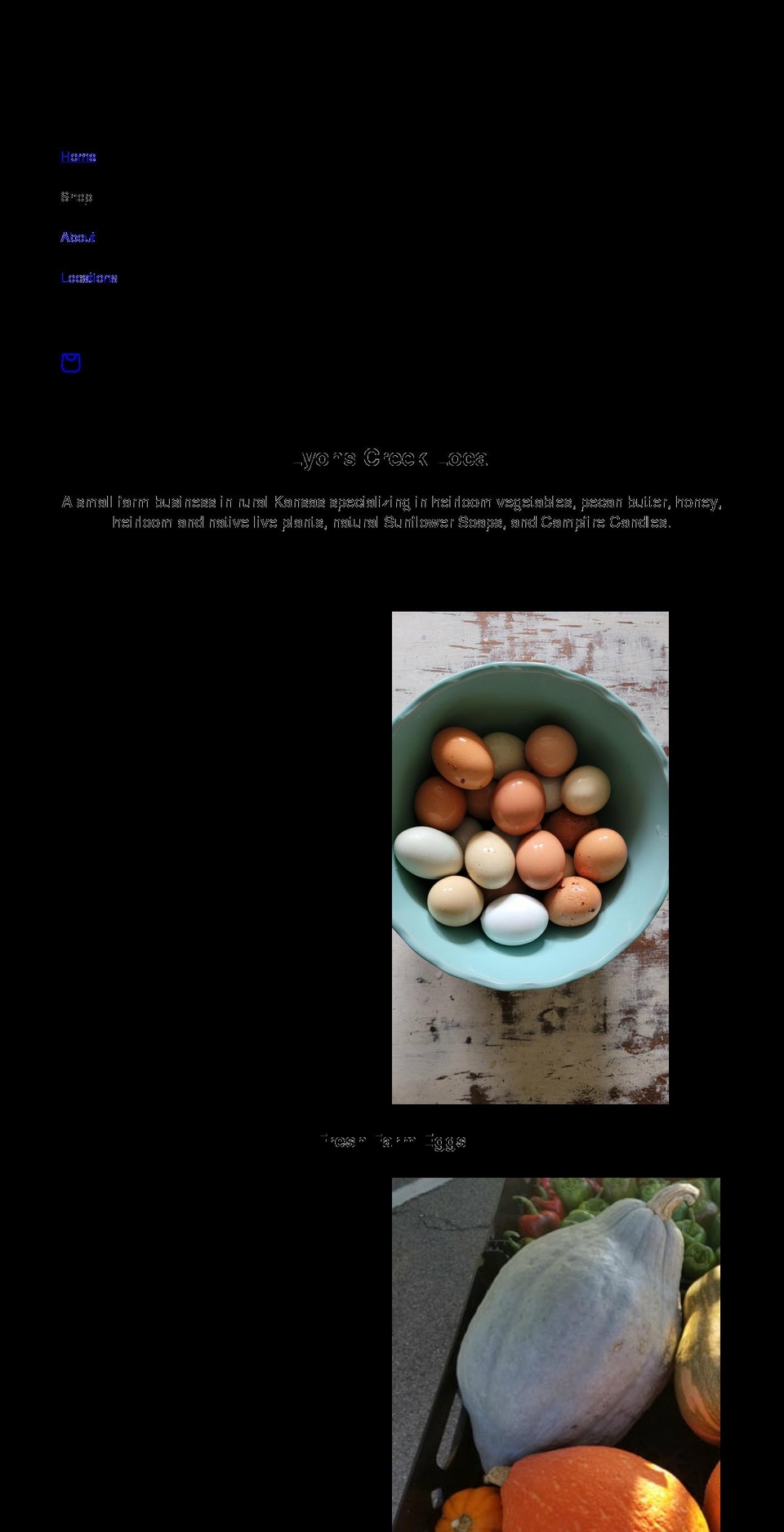 lyonscreeklocal.com shopify website screenshot