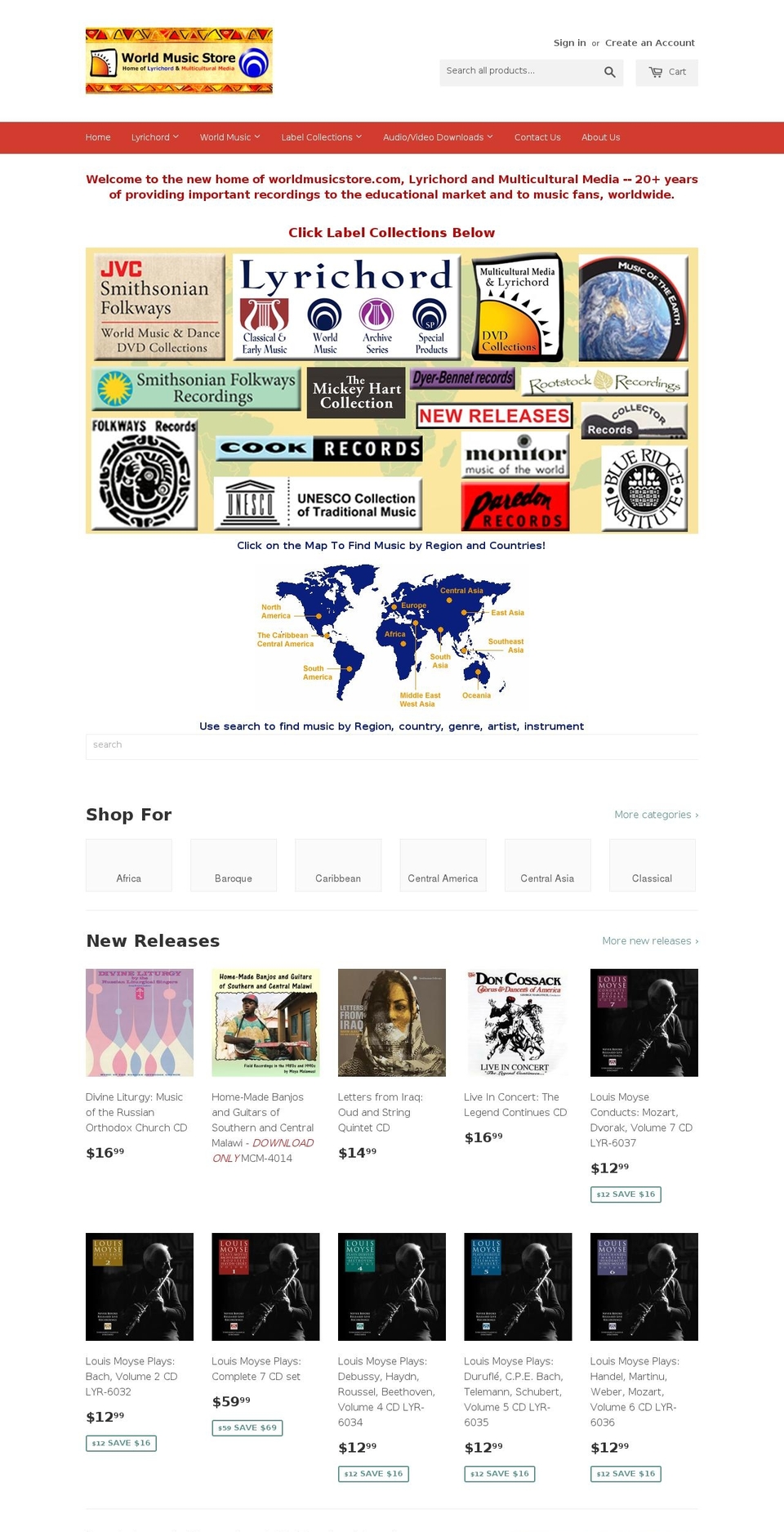 lyrichord.com shopify website screenshot