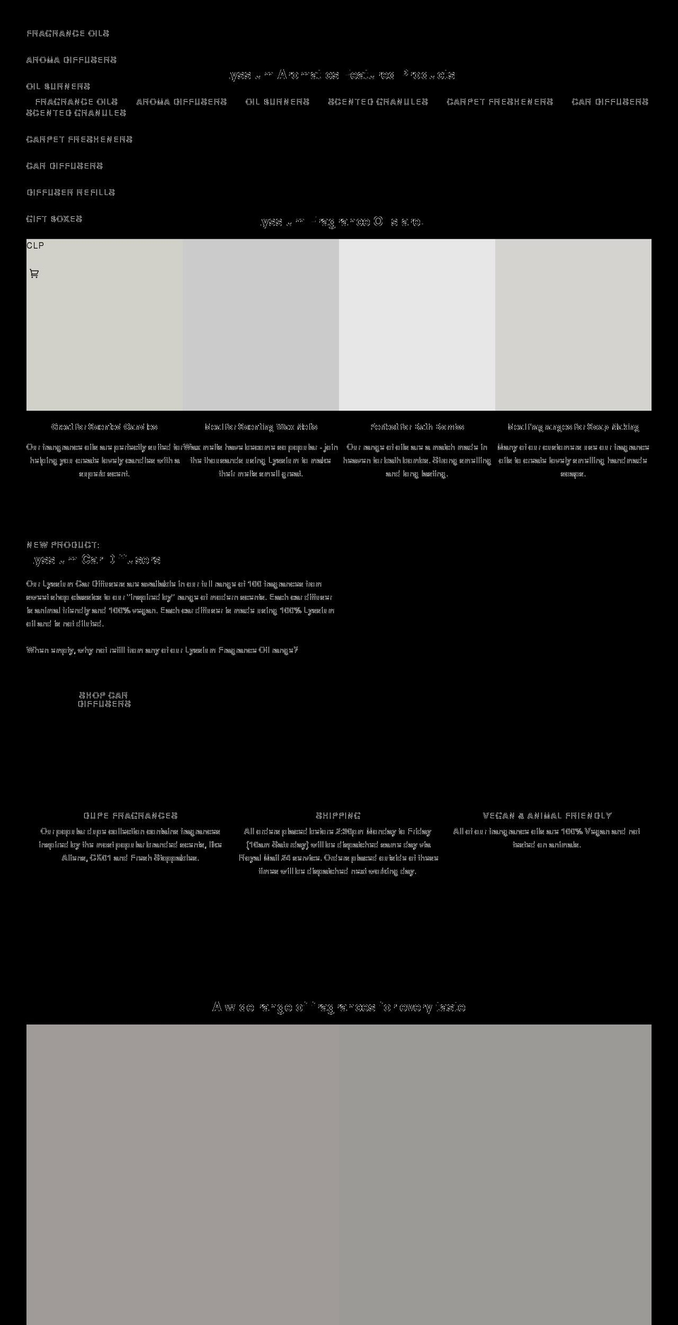 lyssium.com shopify website screenshot