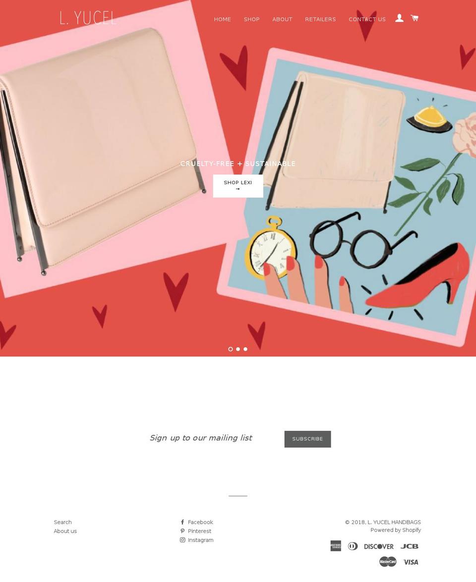 lyucel.com — Shopify storefront screenshot