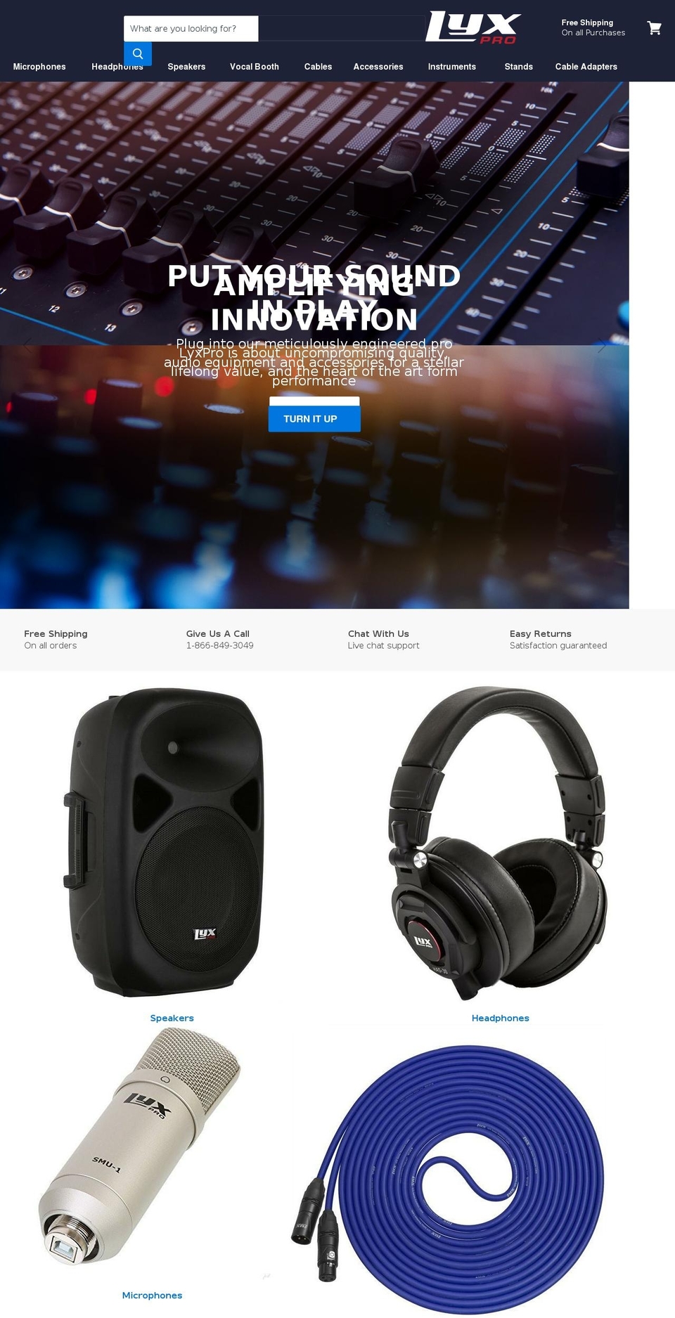 lyxpro.com shopify website screenshot
