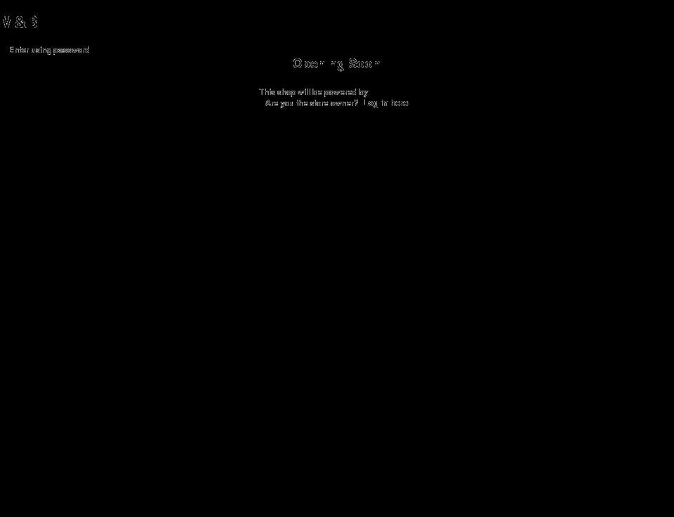 m-and-b.com shopify website screenshot