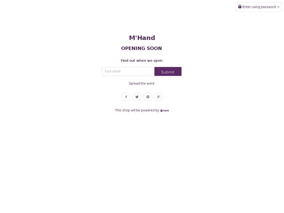 m-hop.com — Shopify storefront screenshot
