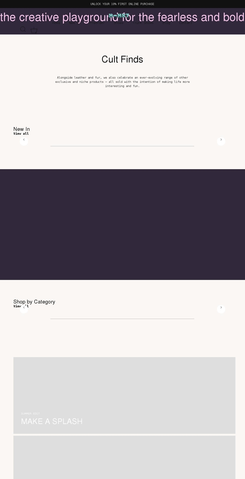 m-mkt.com shopify website screenshot