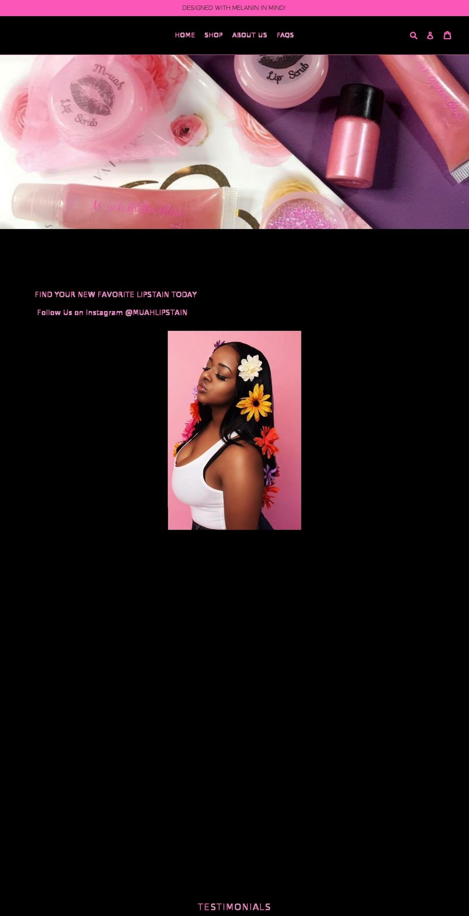 m-uah.com shopify website screenshot