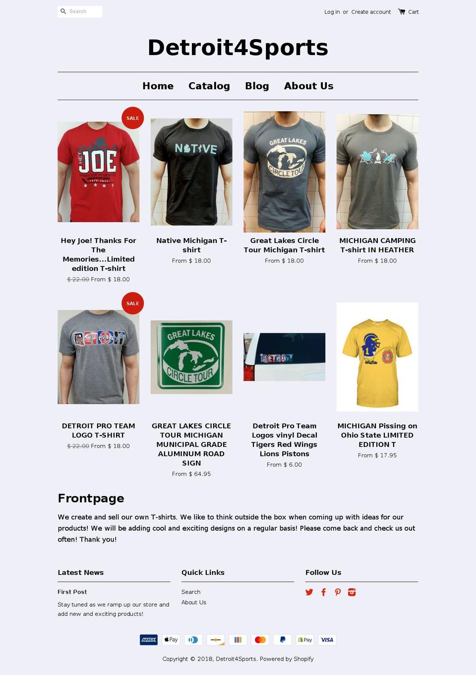 m22creations.com — Shopify storefront screenshot