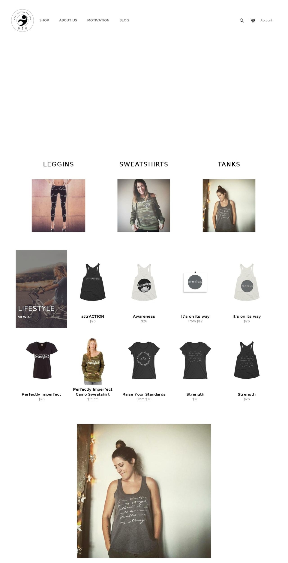 m2mshop.net shopify website screenshot