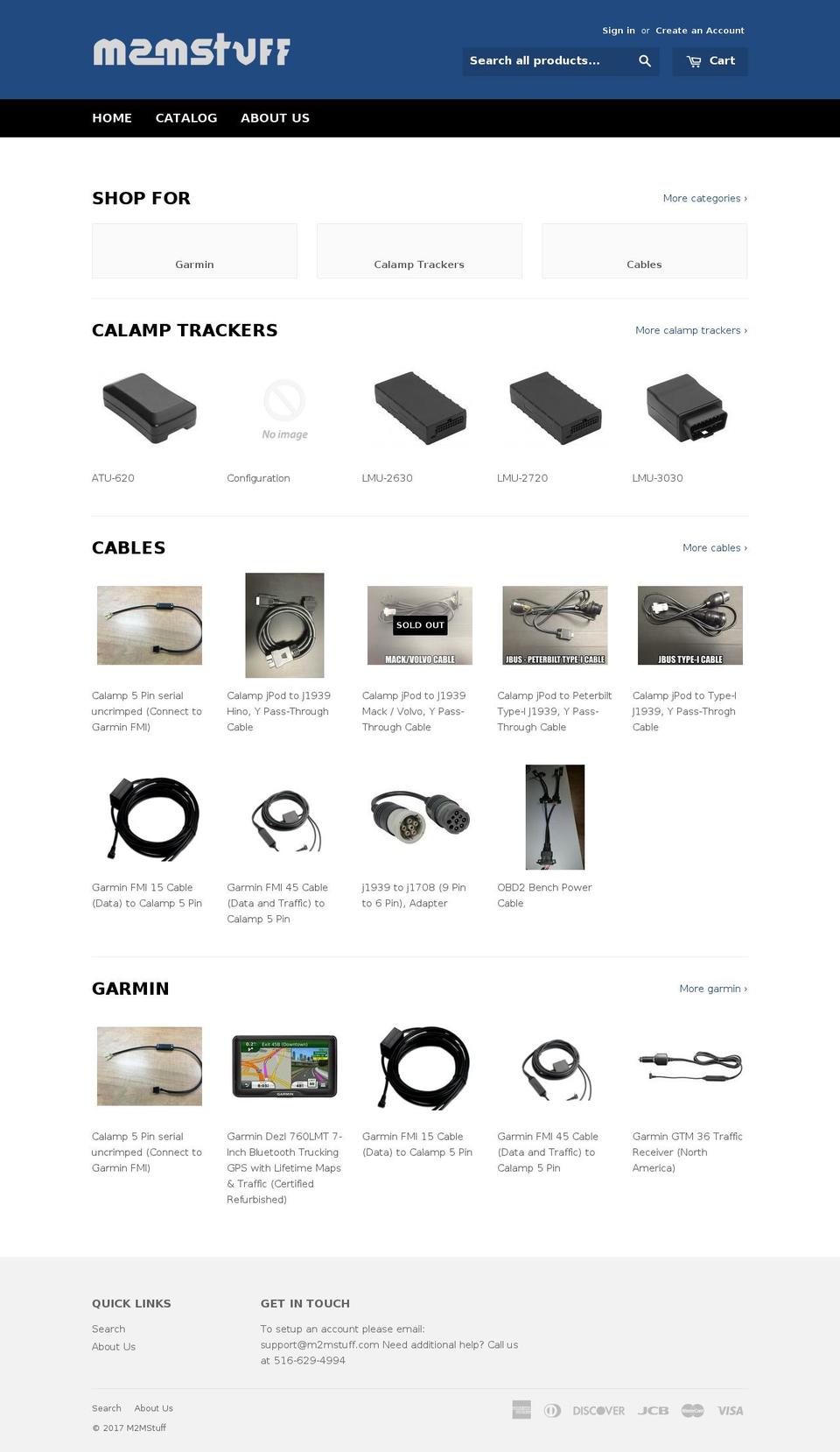 m2mstuff.com shopify website screenshot