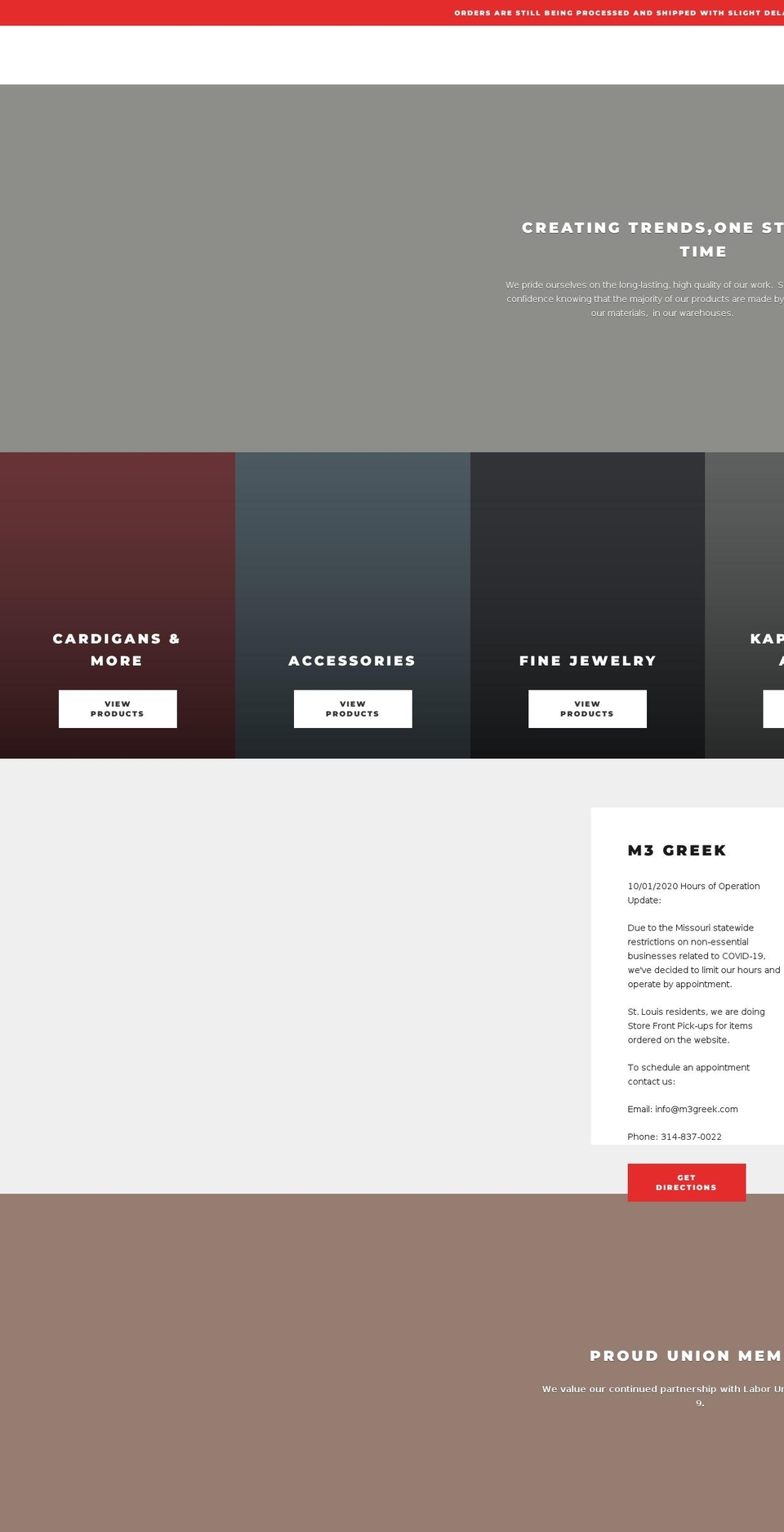 m3greek.com shopify website screenshot