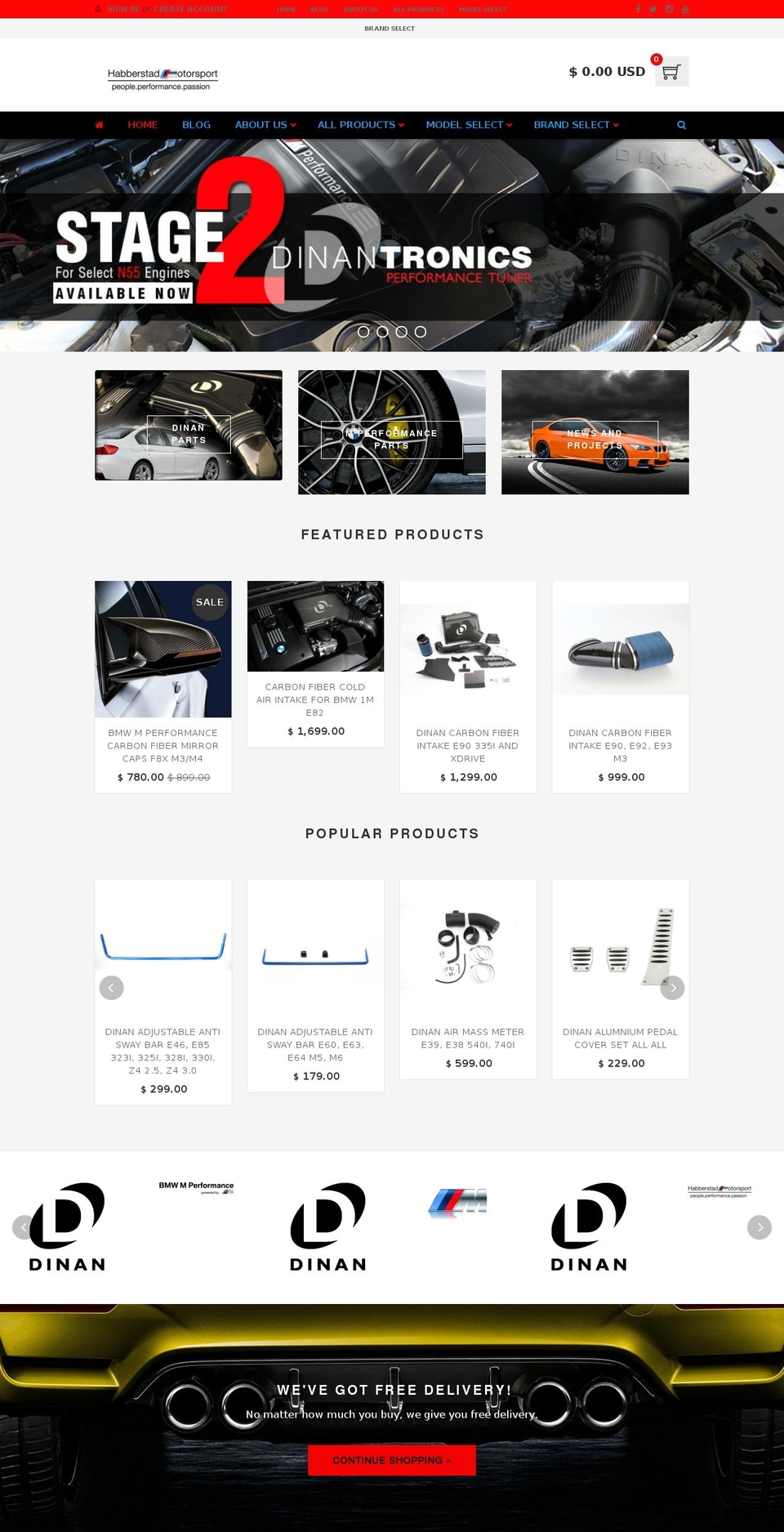 Copy of bright-theme Arens Shopify theme site example m3partsonline.com