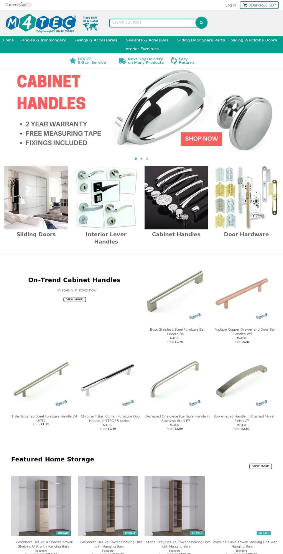 m4tec.com — Shopify storefront screenshot