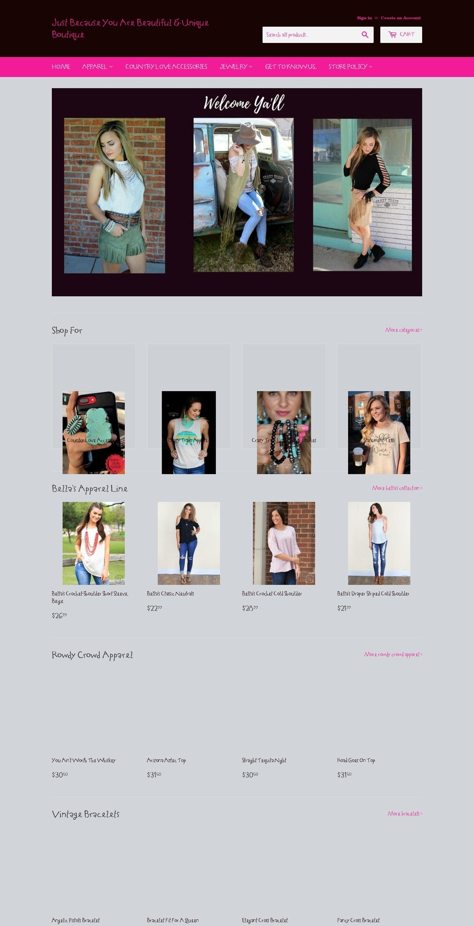 m93-unique-creations.com shopify website screenshot