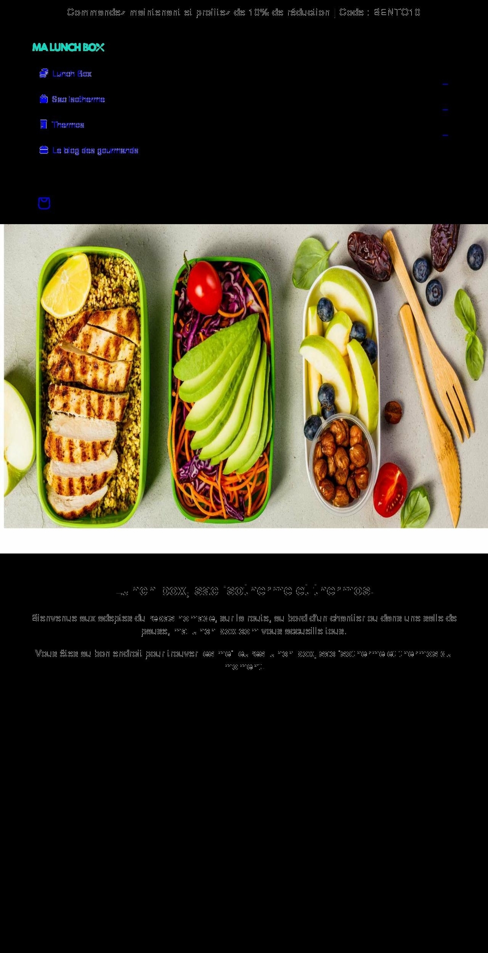 ma-lunch-box.com shopify website screenshot