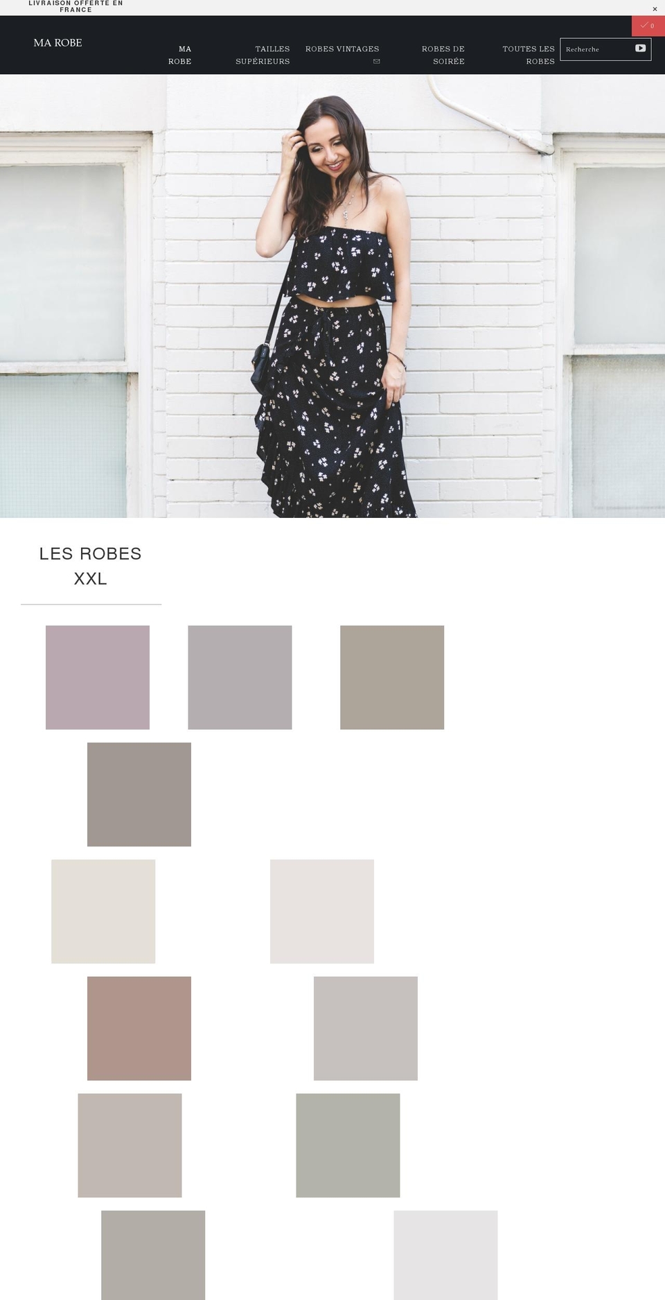 ma-robe.fr shopify website screenshot