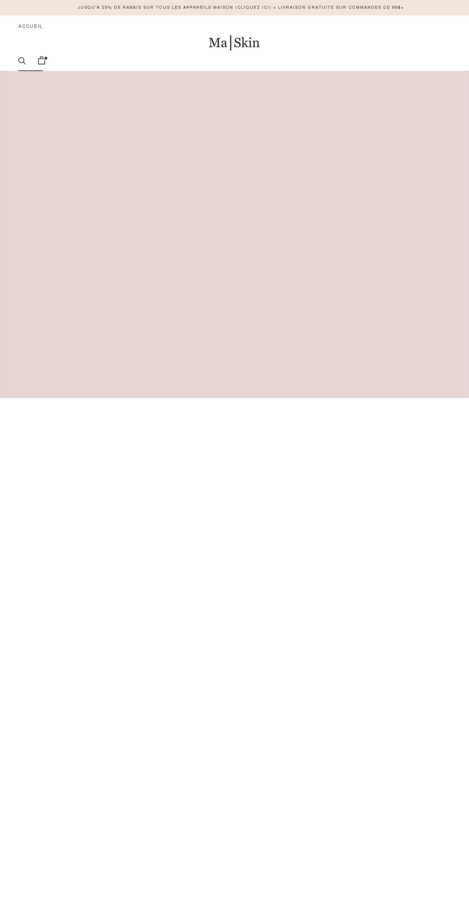 ma-skin.com shopify website screenshot