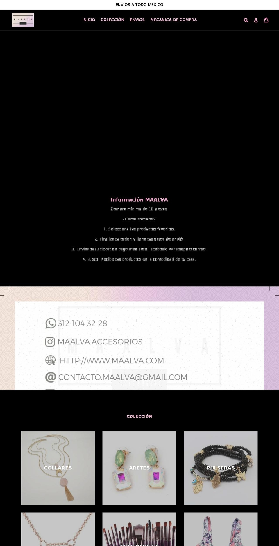 maalva.com — Shopify storefront screenshot