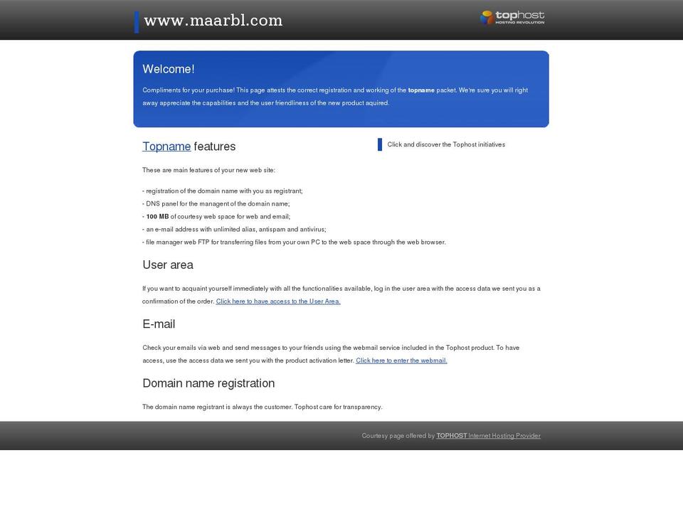 maarbl.com — Shopify storefront screenshot