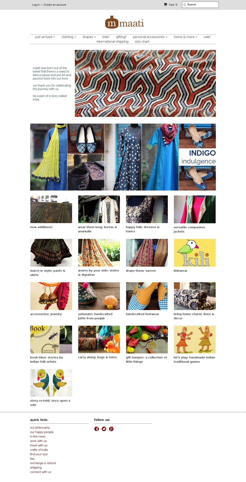 maaticrafts.com shopify website screenshot