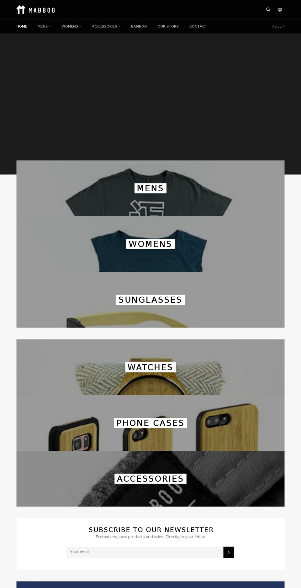 mabboo.net shopify website screenshot