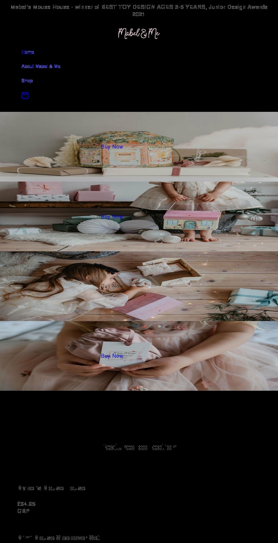 mabel-and-me.co.uk shopify website screenshot
