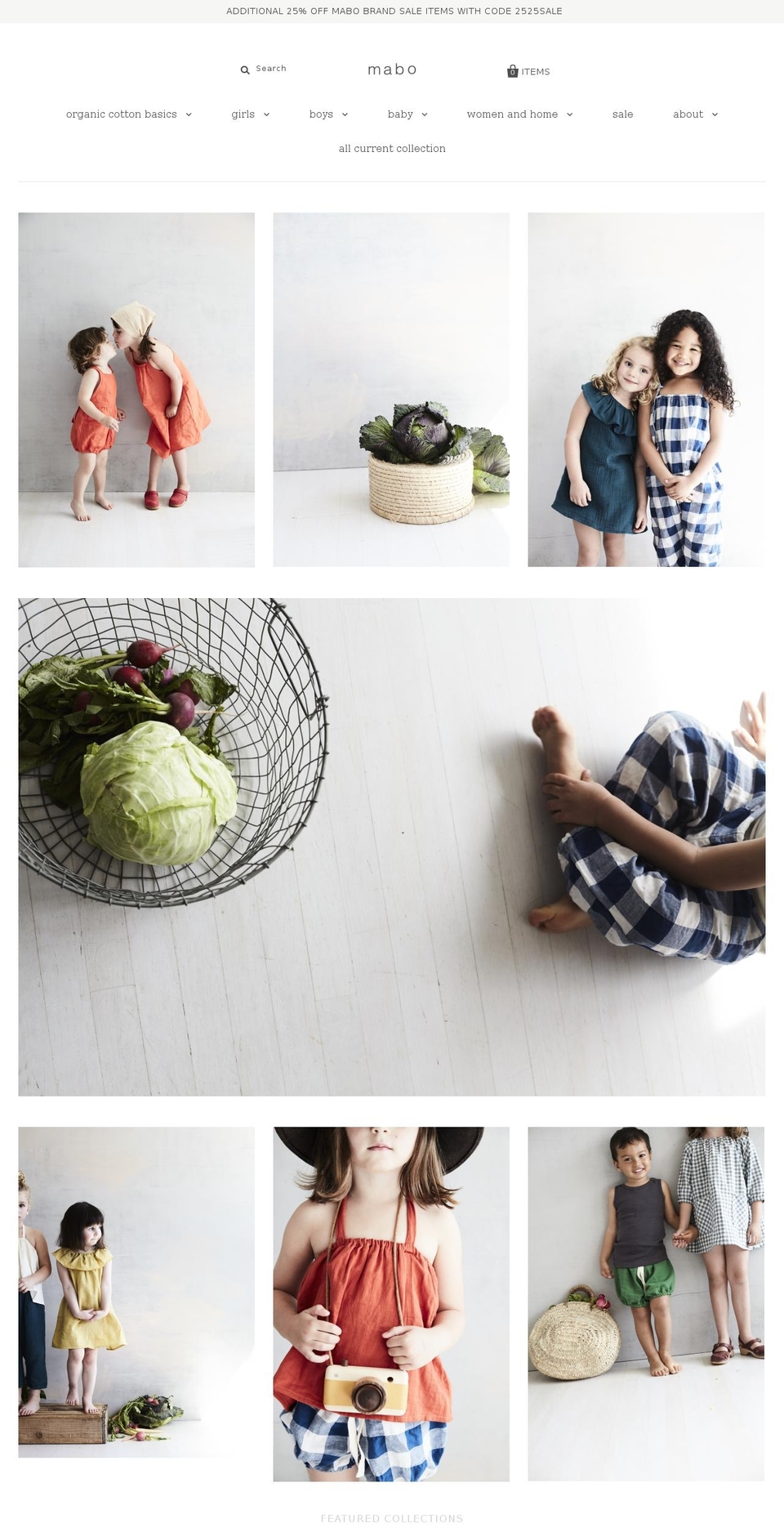 mabokids.com shopify website screenshot