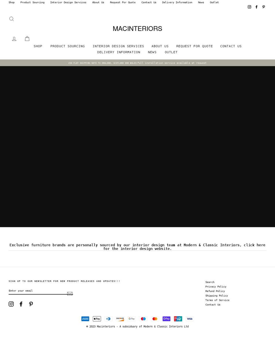 mac-interiors.co.uk shopify website screenshot