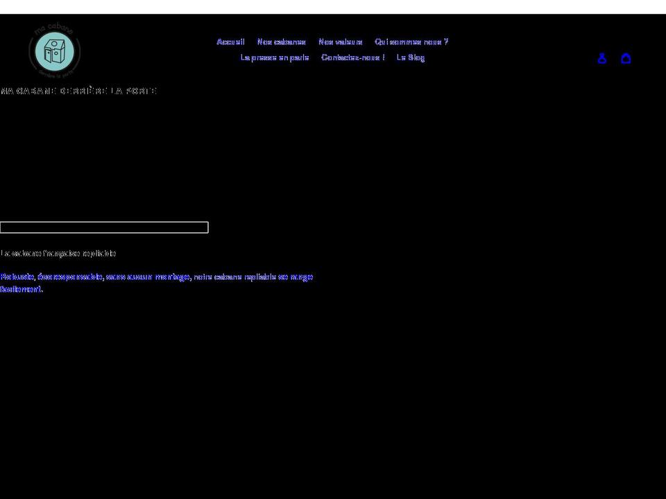 macabanederrierelaporte.com shopify website screenshot