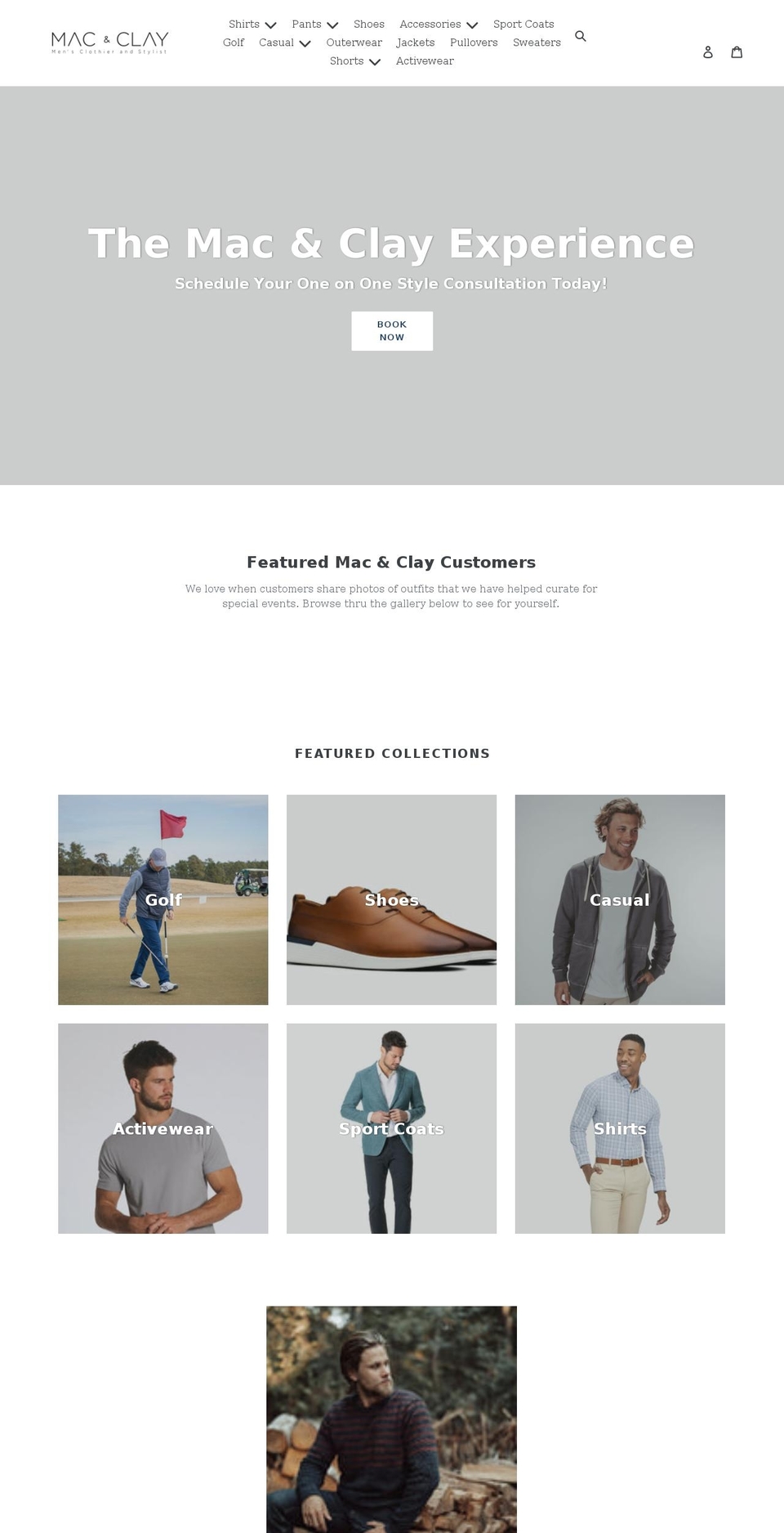 macandclay.com shopify website screenshot