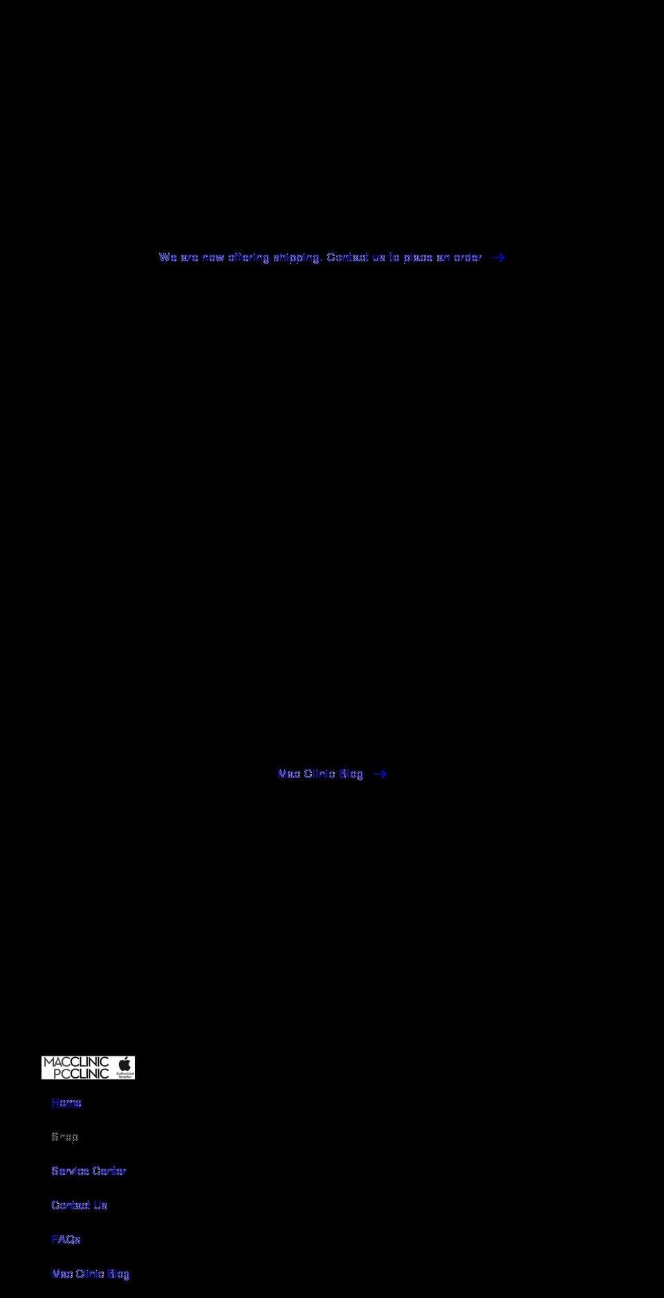 macclinicsedona.com shopify website screenshot