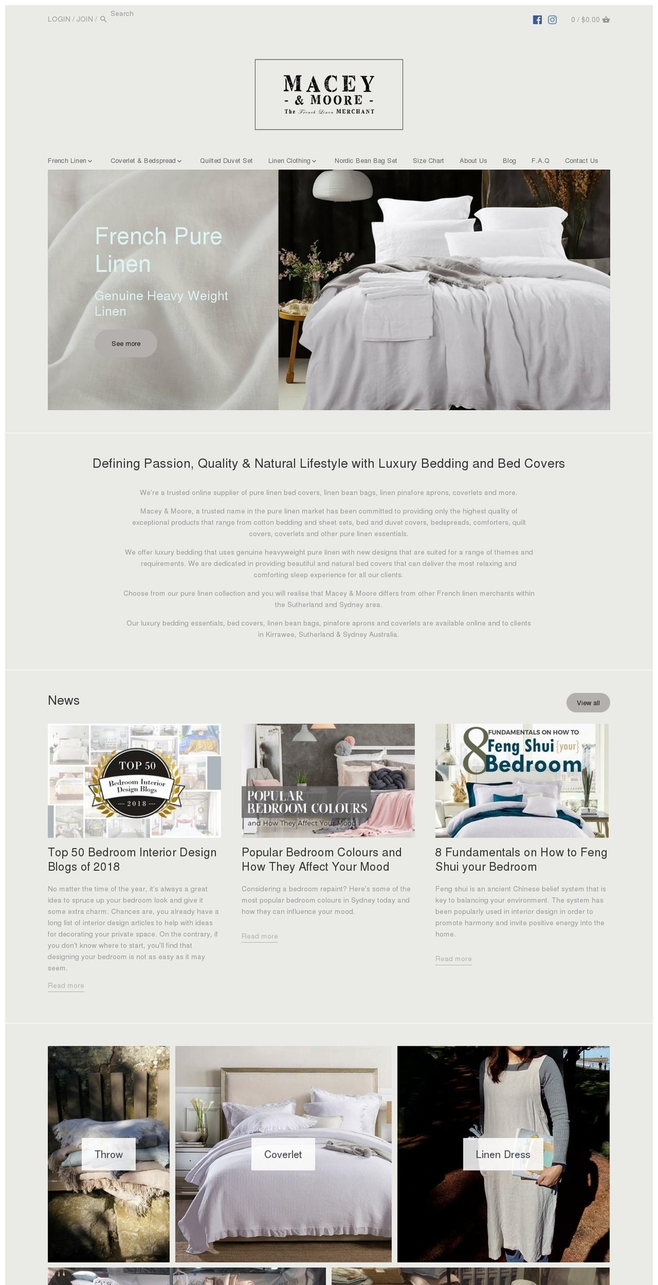 macey.store shopify website screenshot