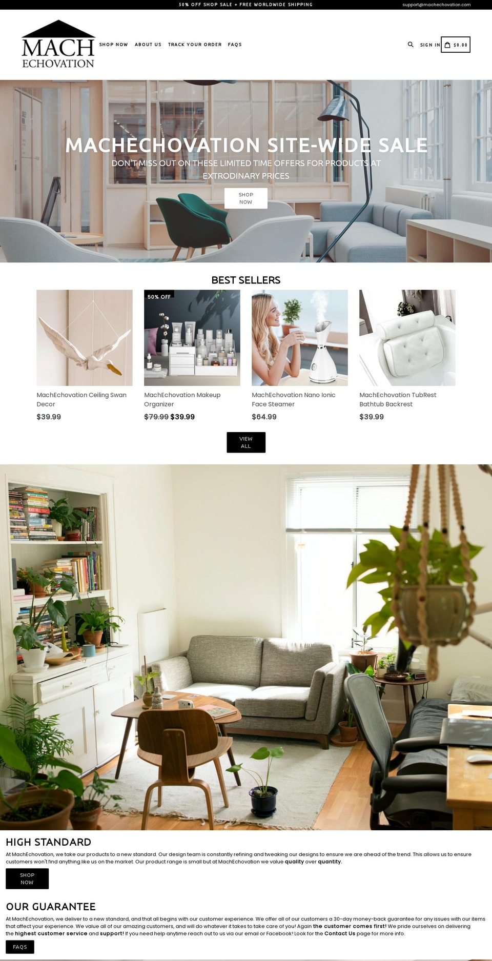 machechovation.com shopify website screenshot