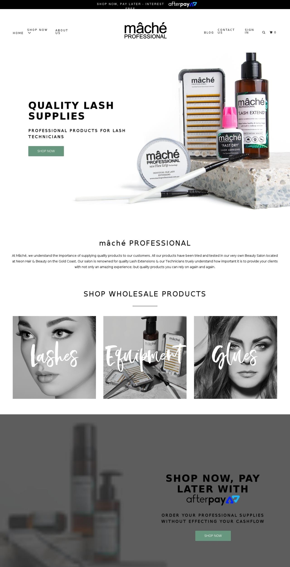 macheprofessional.com.au shopify website screenshot