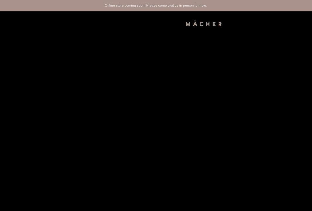 machershop.com shopify website screenshot
