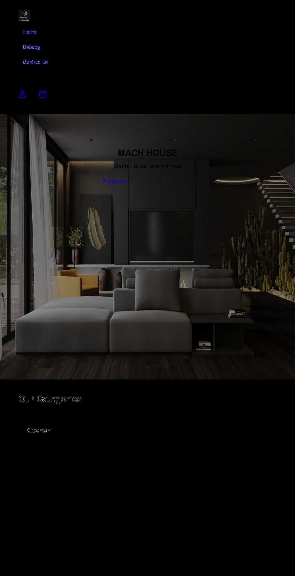 machhouse.com shopify website screenshot