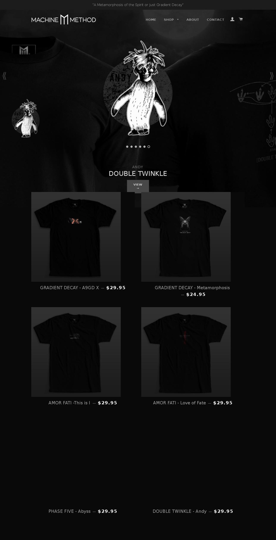 machinemethod.com — Shopify storefront screenshot