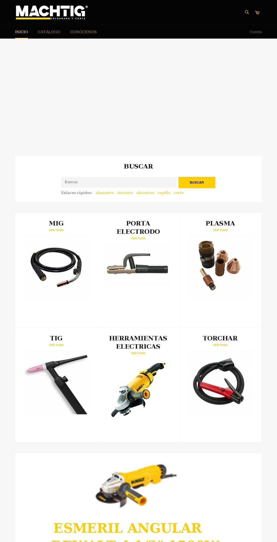 machtig.cl shopify website screenshot