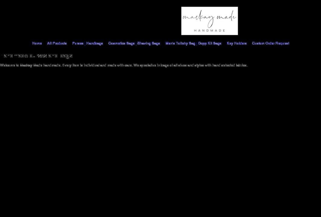 mackaymade.com shopify website screenshot