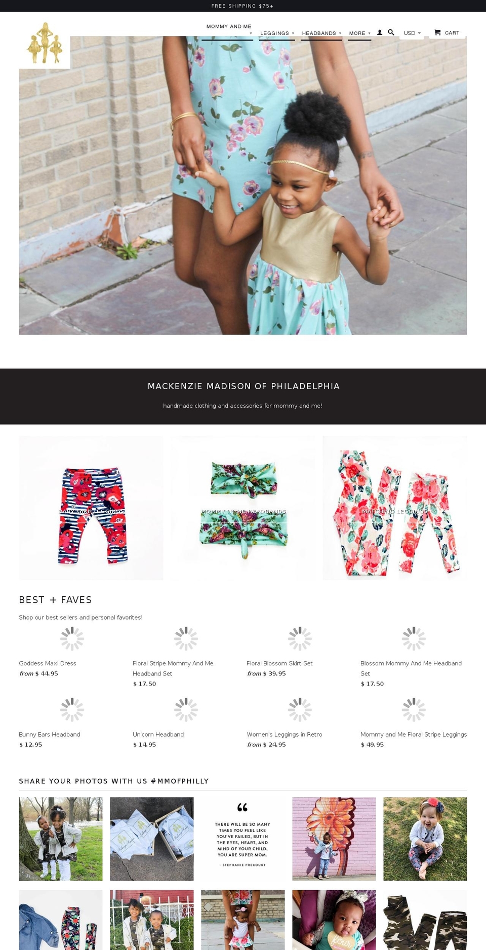 mackenziemadison.com shopify website screenshot
