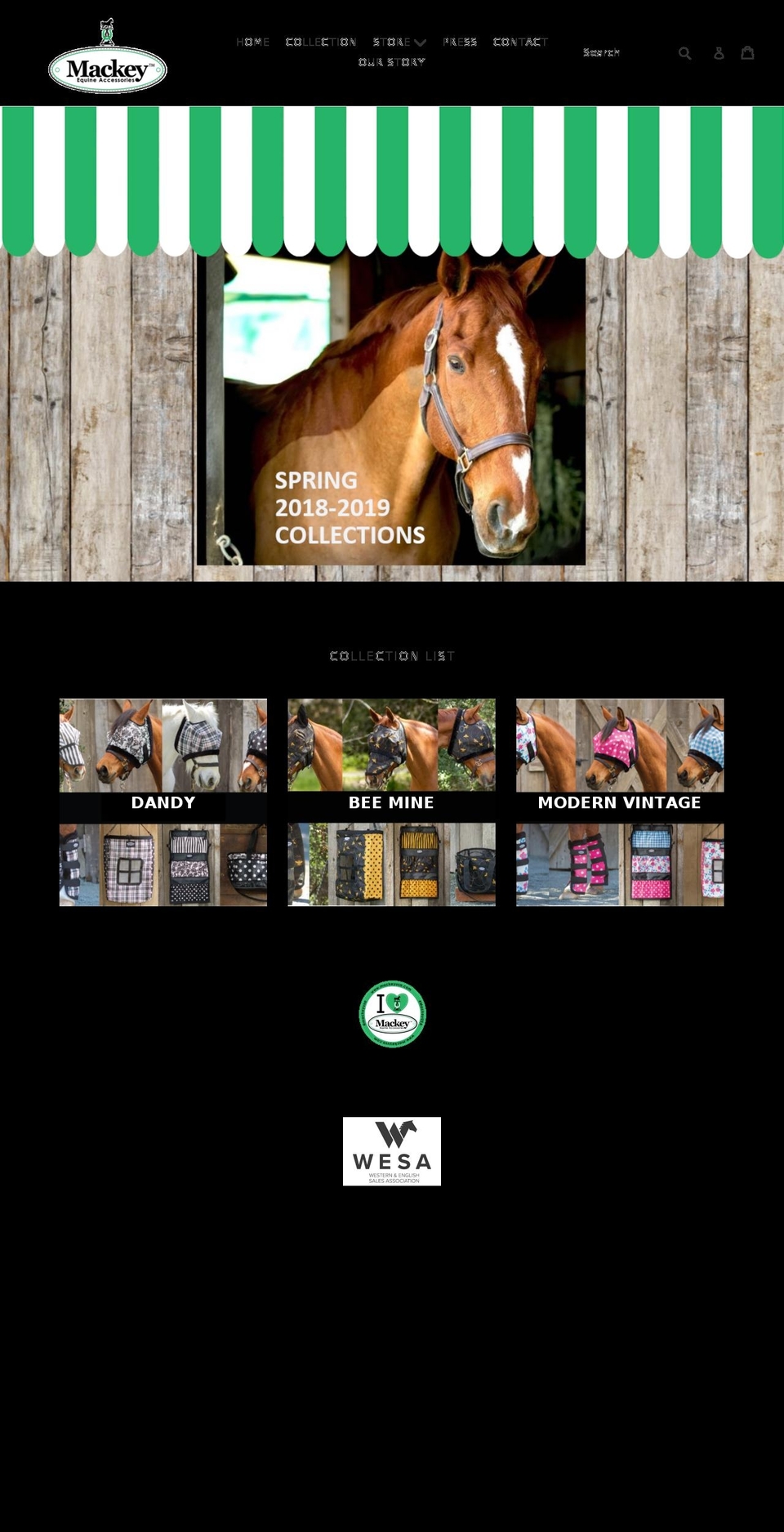 mackeyusa.com shopify website screenshot