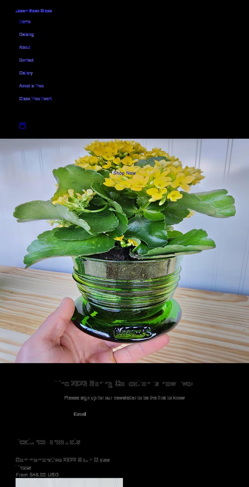 mackglass.com shopify website screenshot