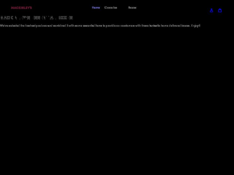 mackinleys.com shopify website screenshot