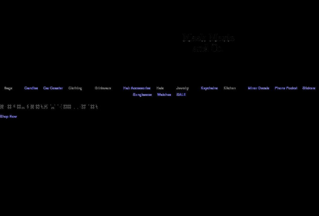 mackmarieandco.com shopify website screenshot